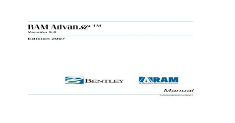 RAM Advanse V9.6.X Release Notes .